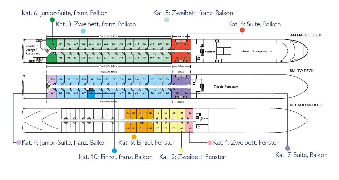 Decksplan Lady Diletta