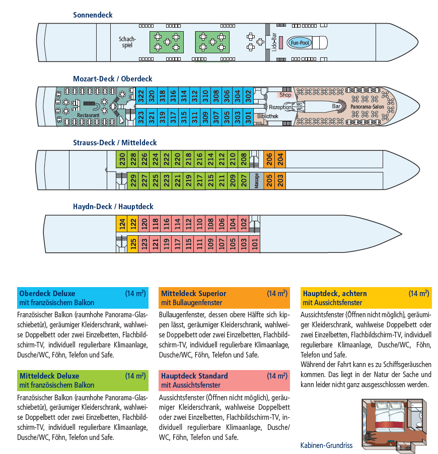 MS Compass Opera Decksplan
