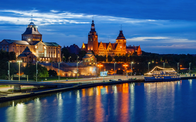 Hakenterrasse in Stettin