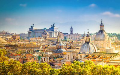 Skyline von Rom, Italien