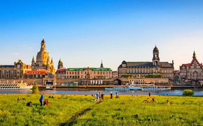 Panorama von Dresden, Deutschland