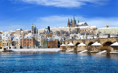 winterliches Prag