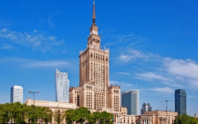 Kulturpalast in Warschau, Polen