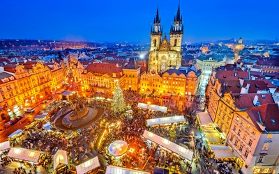 Weihnachtsmarkt in Prag, Tschechien