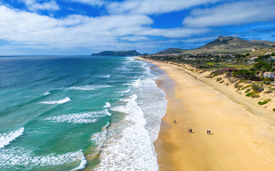 Sandstrand der Insel Porto Santo