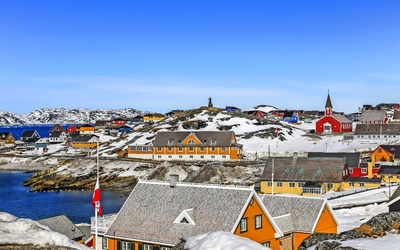 Das historische Zentrum von Nuuk