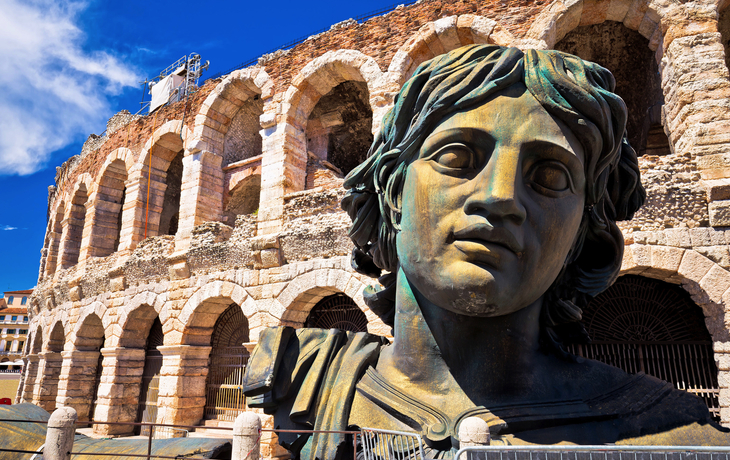 Arena di Verona, antikes Amphitheater in Verona, Italien.
