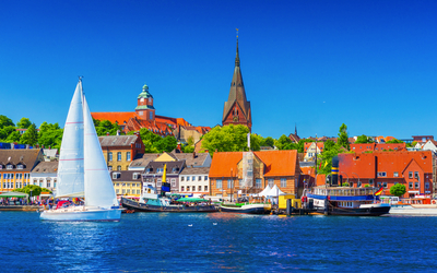 Stadtbild von Flensburg