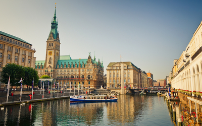 Jungfernstieg in Hamburg